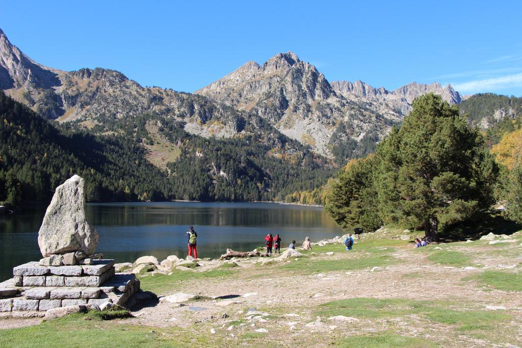 Bungalows Nou Camping La Guingueta D'Aneu Bagian luar foto