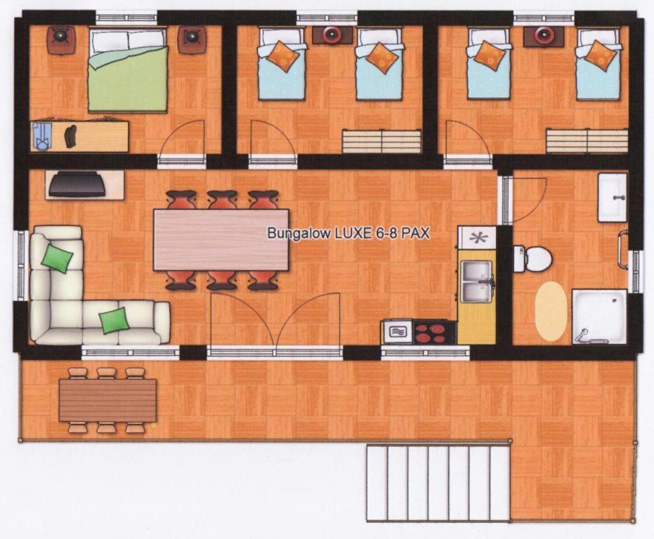 Bungalows Nou Camping La Guingueta D'Aneu Ruang foto